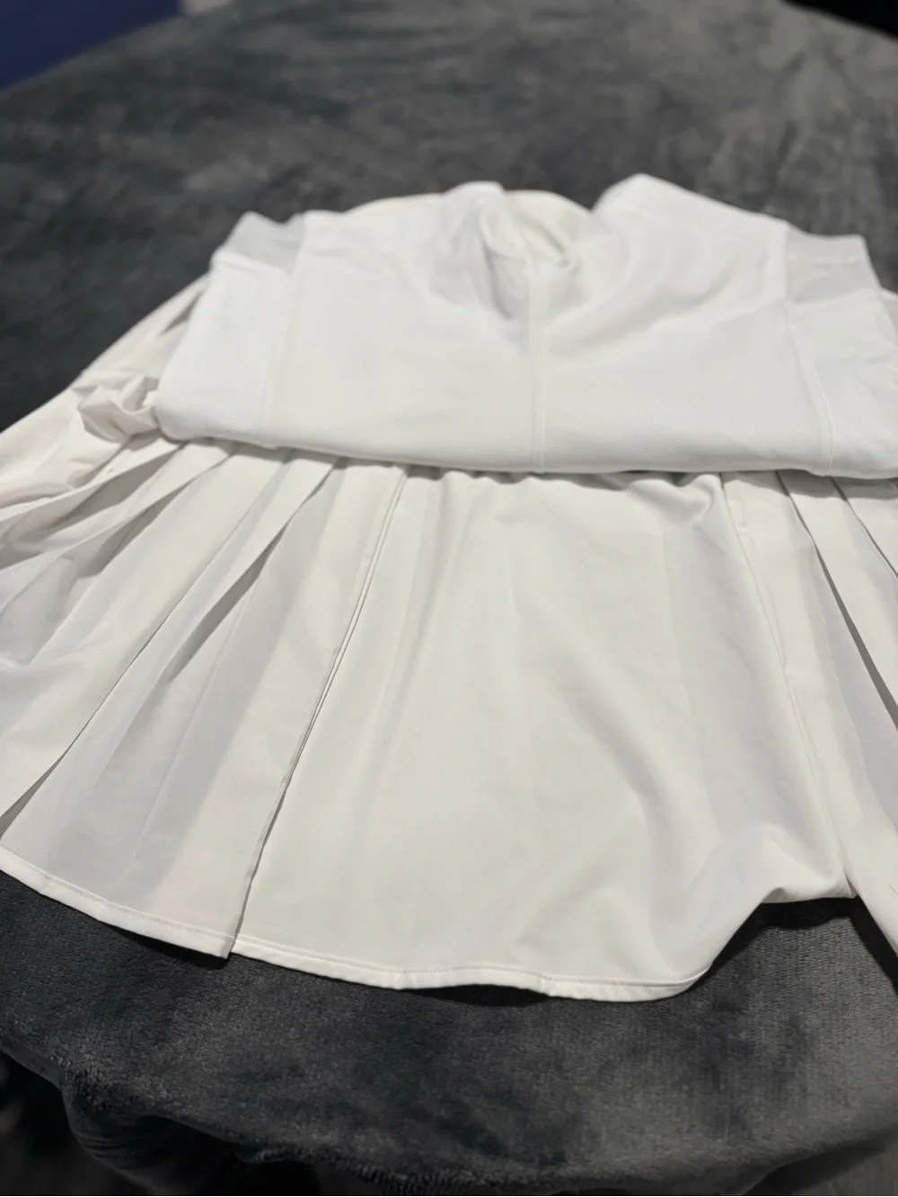 lululemon athletica White Active Skirt with Built-In Liner